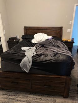 Queen size bed frame