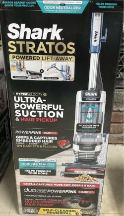 NEW Shark Stratos DuoClean PowerFin HairPro Odor Neutralizer Bagless Pet Upright Vacuum Cleaner with HEPA Filter