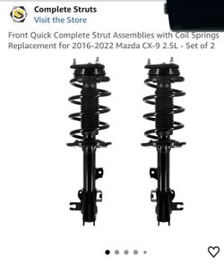 Mazda CX-9 Strut Assembly w/coil spring replacement