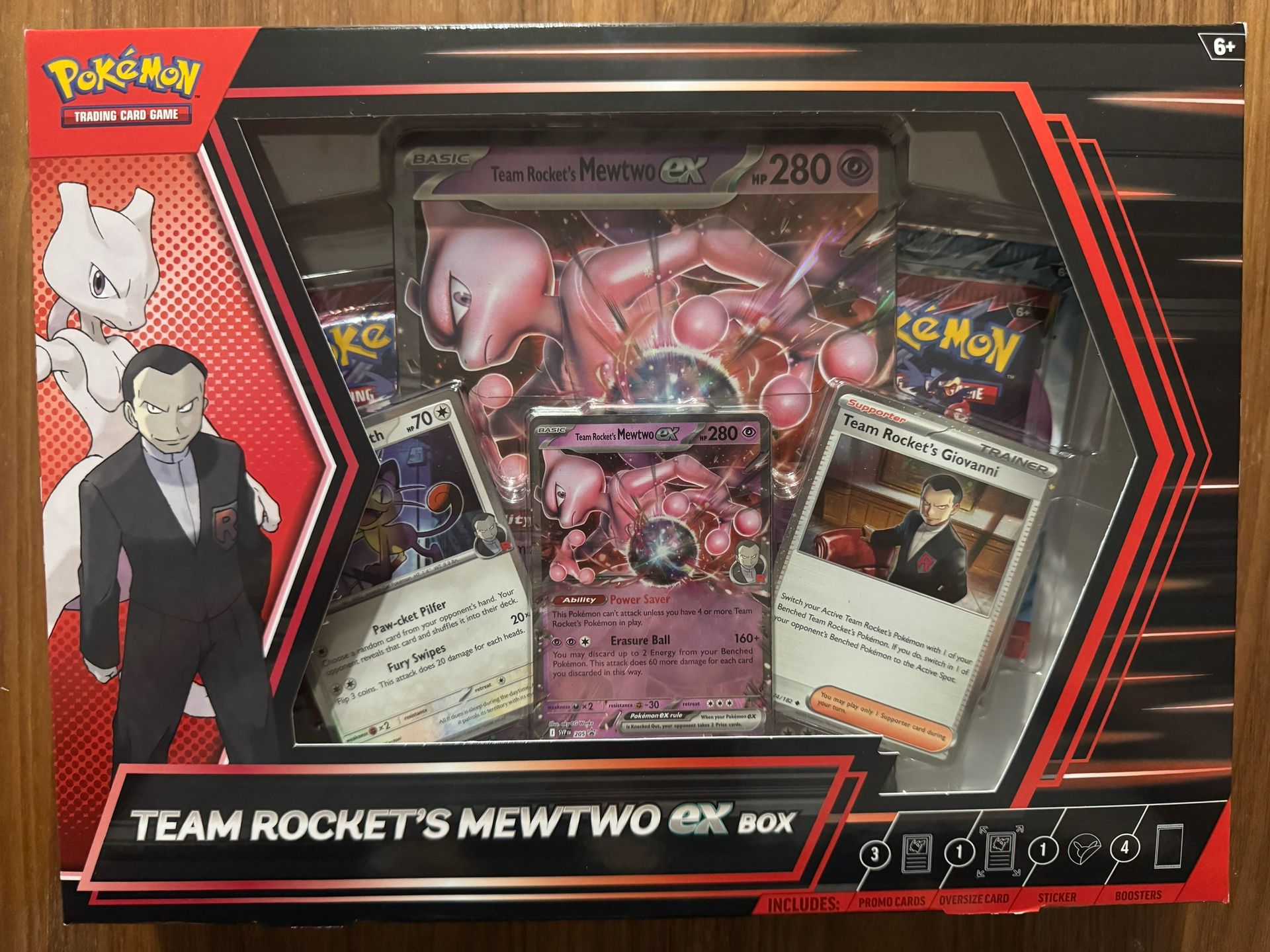 Pokémon Trading Card Game: Team Rocket’s Mewtwo ex Box