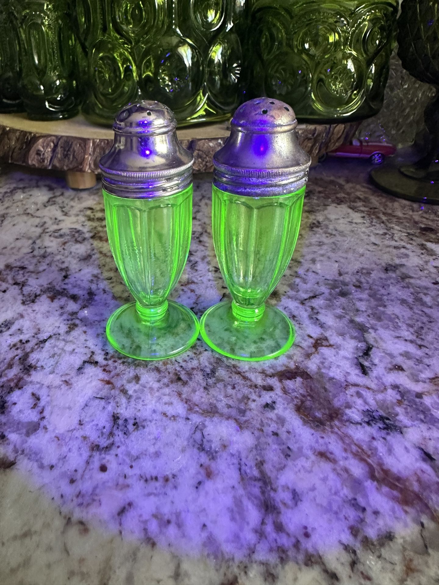 Uranium Salt & Pepper Shakers