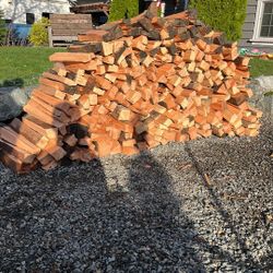 Fire Wood Dry Just Split (pile 6’ Long X3’ Tall) 