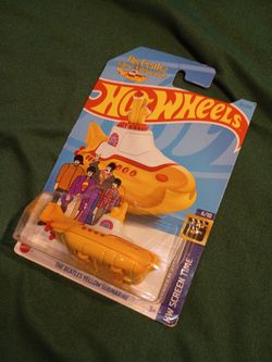 OBO** The Beatles Yellow Submarine Hot Wheels Diecast 