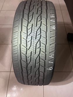 275/45/22. One used Continental tire great tread.