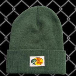Bass Pro Shops green beanie