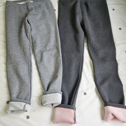 Fleece Lined Leggings Girls