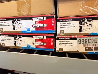 $40 each Porter Cable 18 gauge stapler Air
