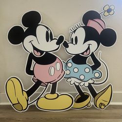 Disney Mickey And Minnie Cutout Decorations