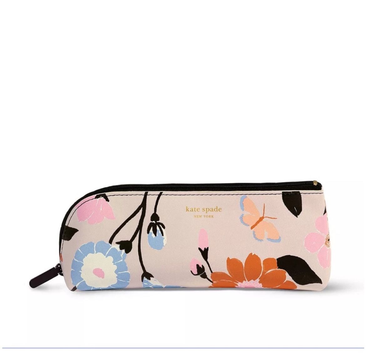 Kate Spade Floral Zip-Up Pencil Case