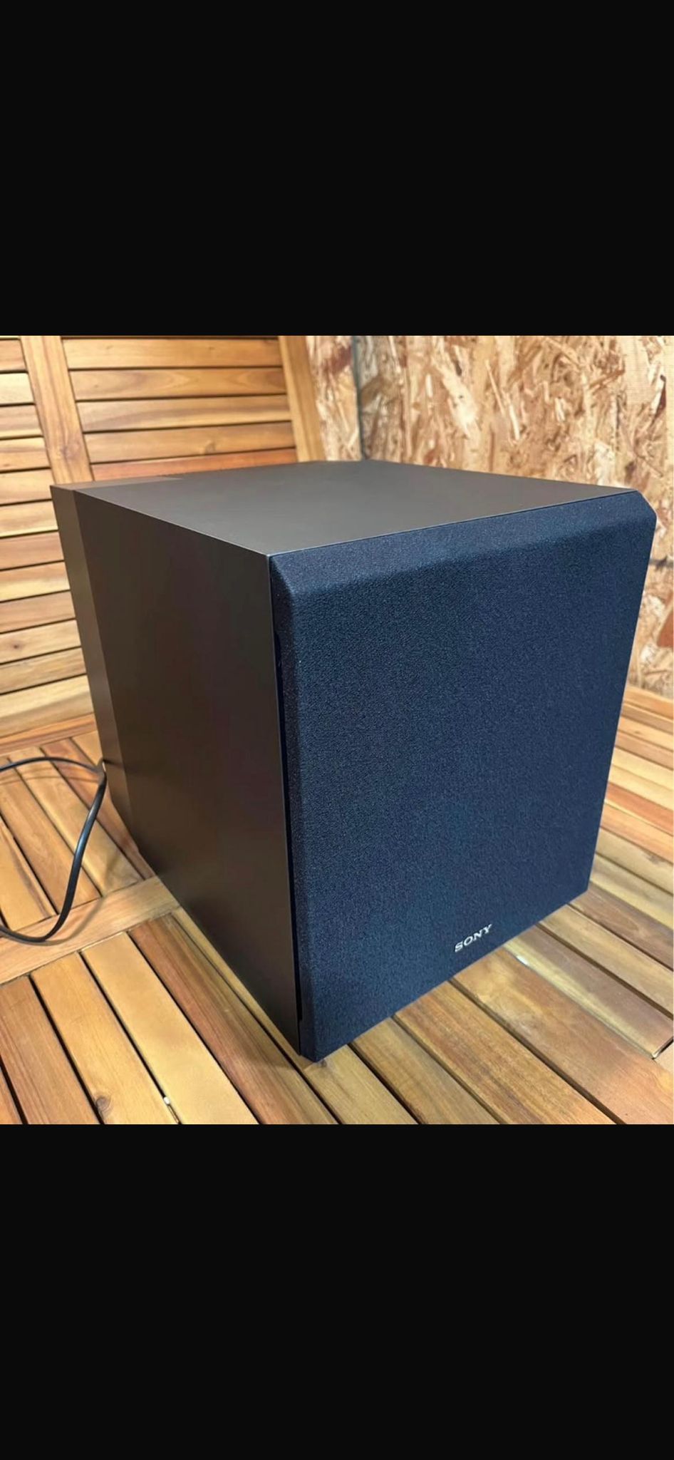 Sony SACS9 10-Inch Active Subwoofer,Black