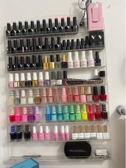 Nail polish rack
