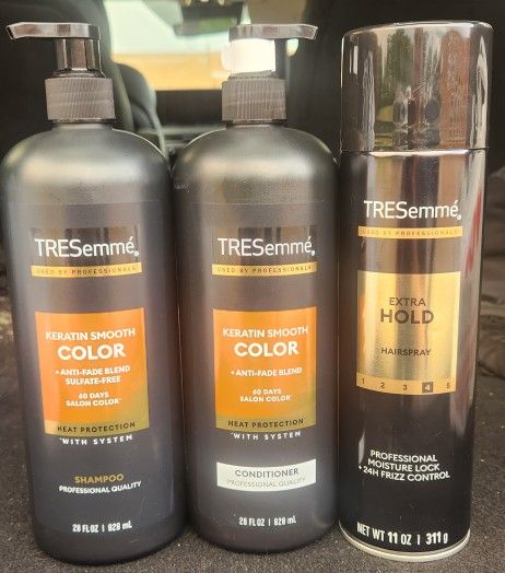Tresemme Shampoo, Conditioner & Hairspray Bundle