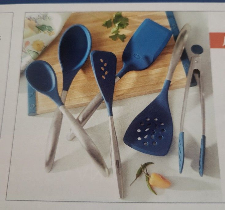Juego de 6 Utencilios  Azules