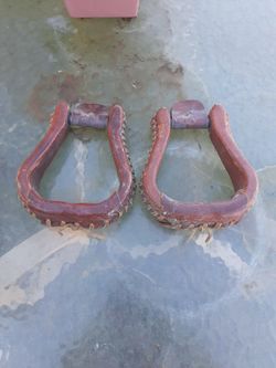 Western Leather Stirtups