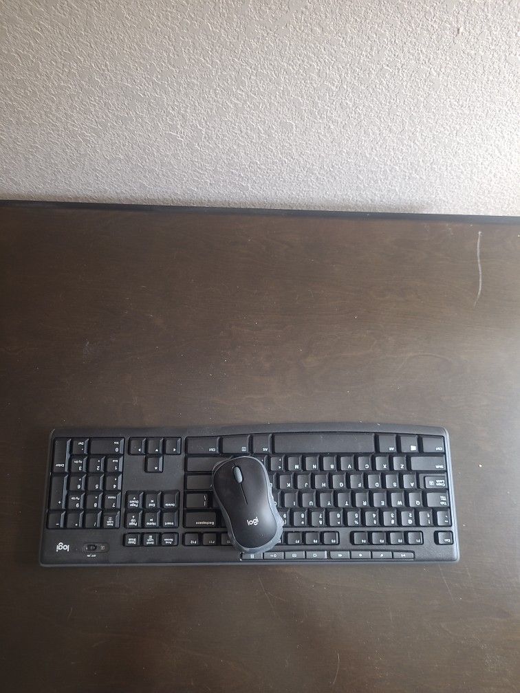 Wireless Keyboard With Mouse Logi