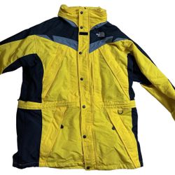 The North Face Vintage Jacket Extreme Light - Yellow Mens Large