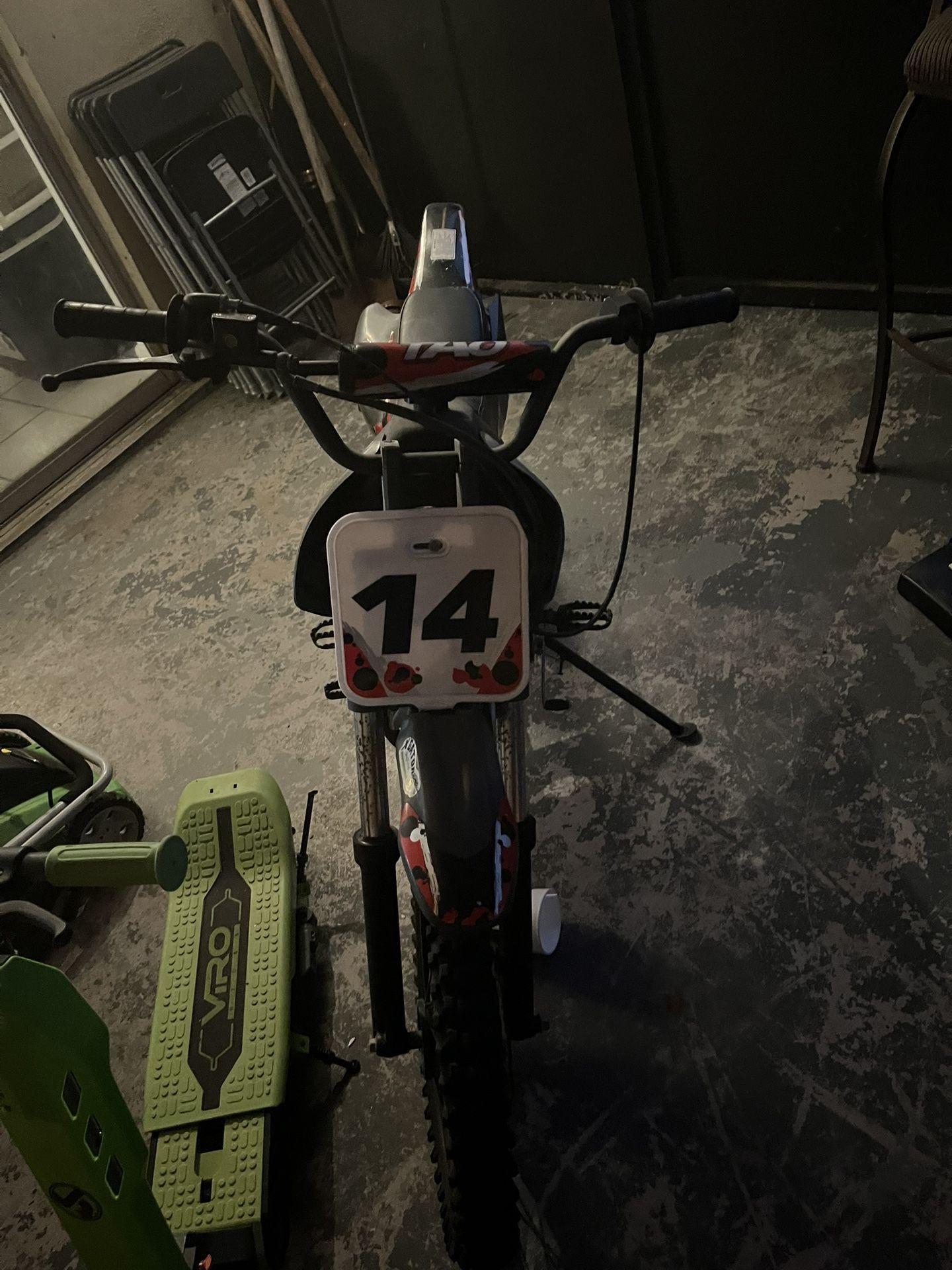 Dirtbike And Helmet