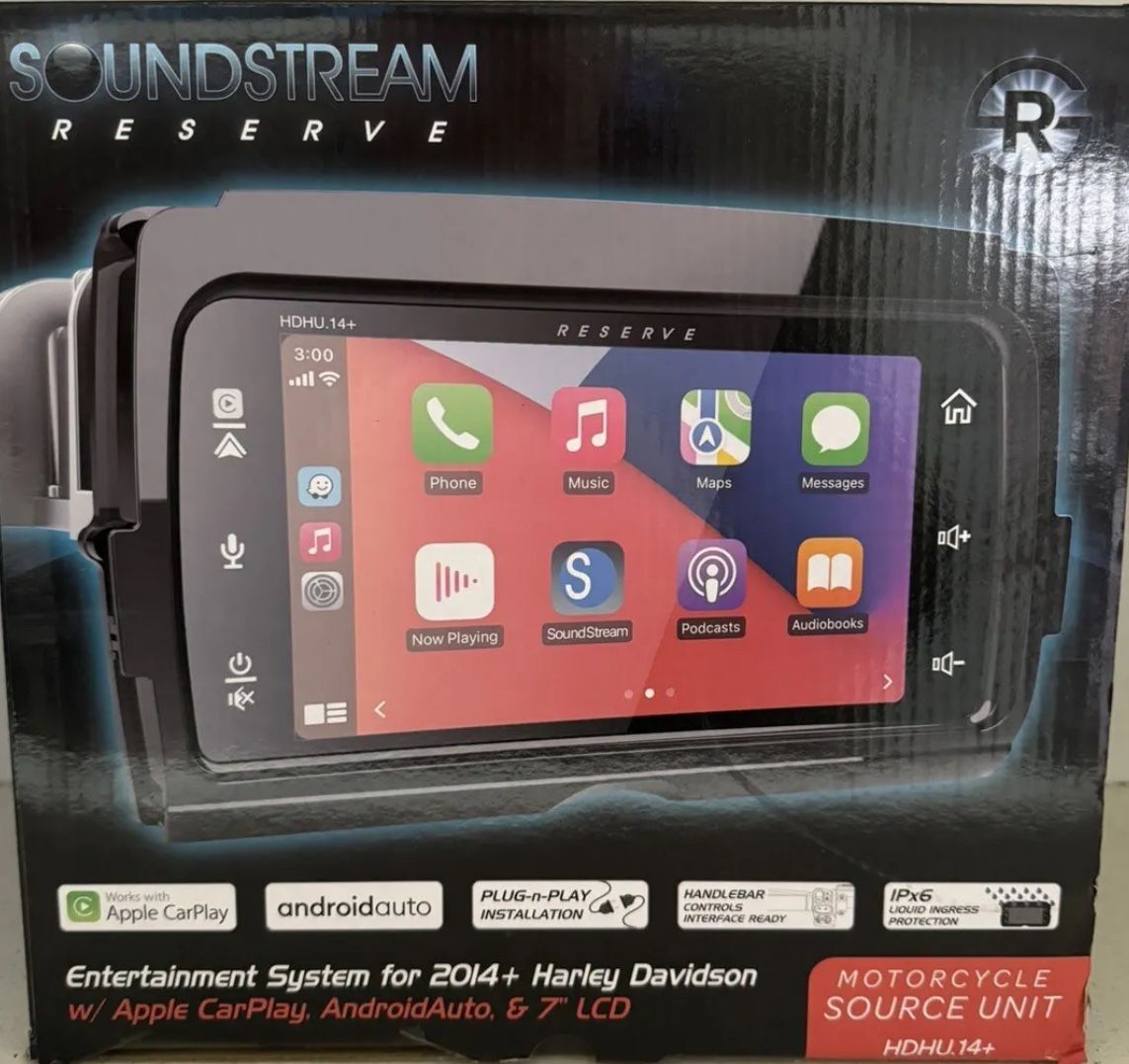 NEW SoundStream Reserve Stereo for Harley Davidson Motorcycle 
