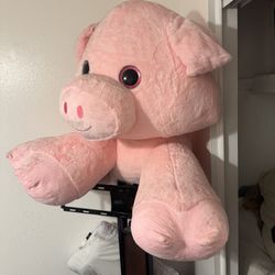 Large Stuffed Animal (Pig)