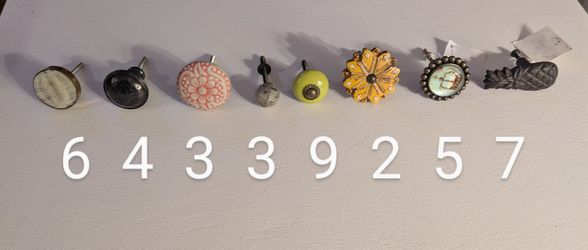 Drawer Knob And Hooks