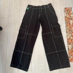 Zumiez black with white patches