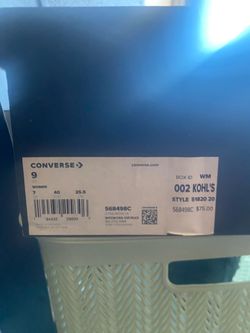 Woman’s Converse $30
