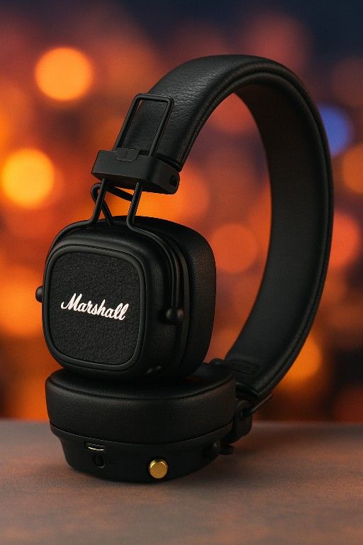 Marshall Major V On-Ear Bluetooth Headphone, Black