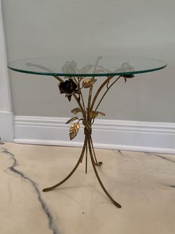Italian Tole Side Table
