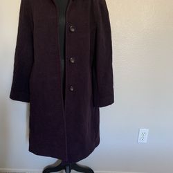 Coat Size M Purple 