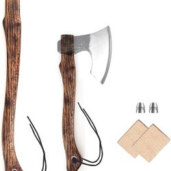 Craftsman's Choice: 2-Pack Axe Handle Replacement | 24in+17in | Wooden Handles for Axe, Pick Axe, and Hatchet Replacement | Excluding Metal Axe