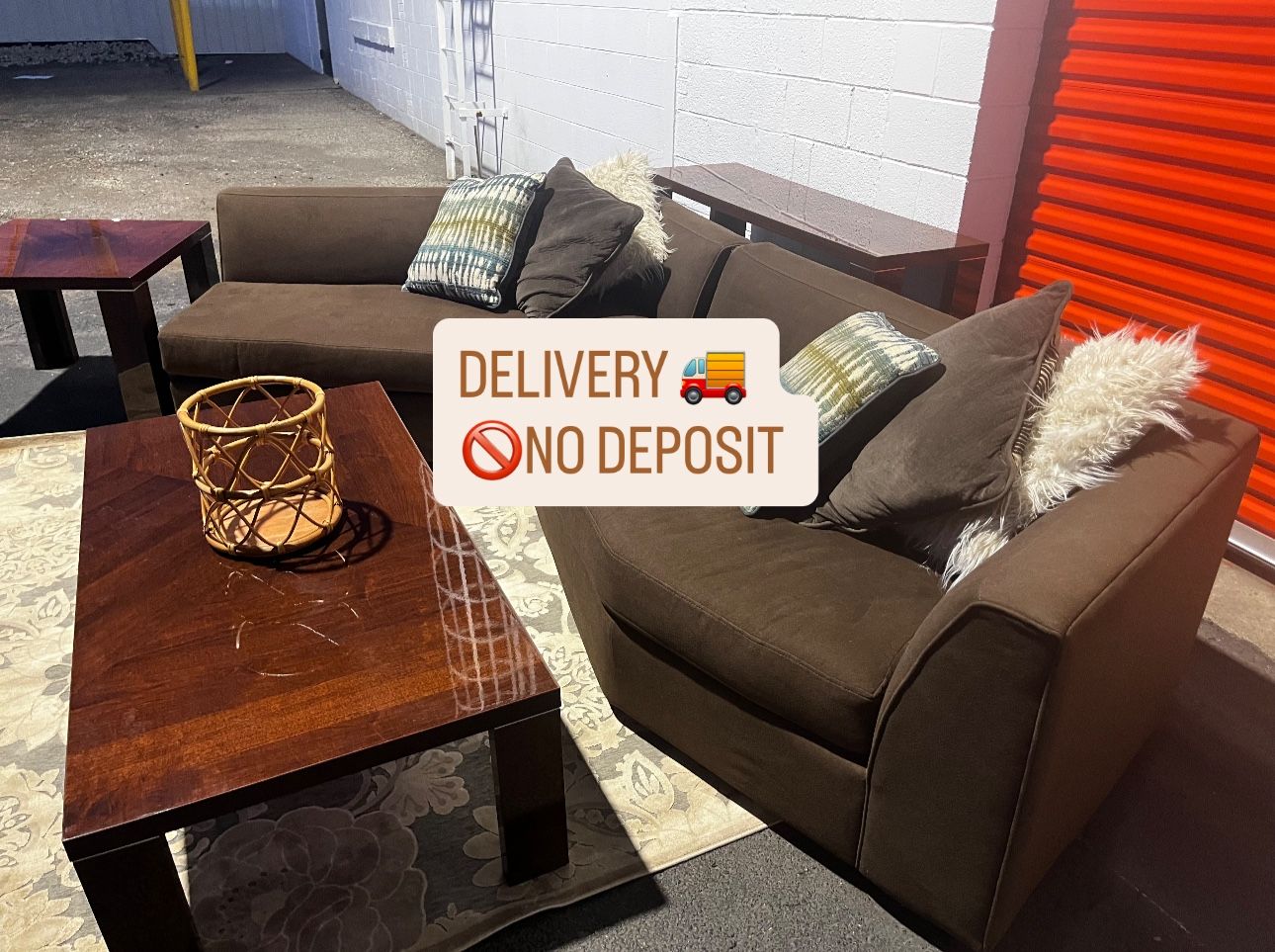 Brown Sectional Couch