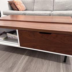 Living Spaces Lift Top Coffee Table With Storage 