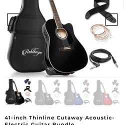 41-inch Thinline Cutaway Acoustic-Electric Guitar