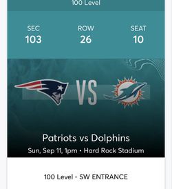 2 Tickets With Parking Pass Lower Level