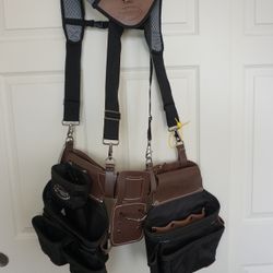 Dead On Tools  Hybrid Tool Belt w/ Suspender Water Resistant Black