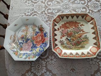 Japanese plates. Price for both