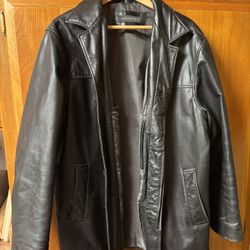 Banana Republic Leather Jacket, Men’s Large