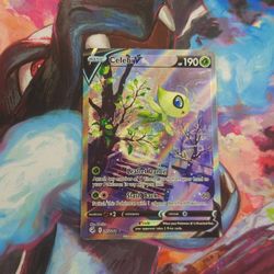 Celebi V (Alternate Full Art) - SWSH08: Fusion Strike (SWSH08) LP