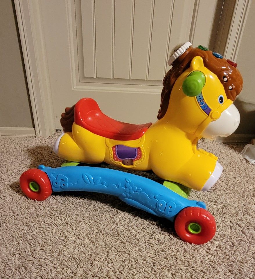 VTech, Gallop and Rock Learning Pony, Interactive Ride-On Toy

