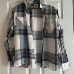 Levi’s Checkered Button-up, New, Men’s Size Small
