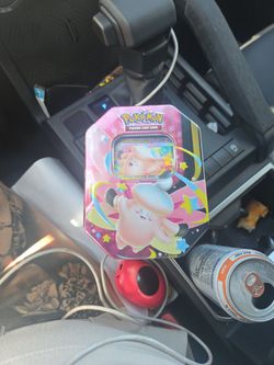 Pokemon Trading Card Game Mega Clefable EX Tin