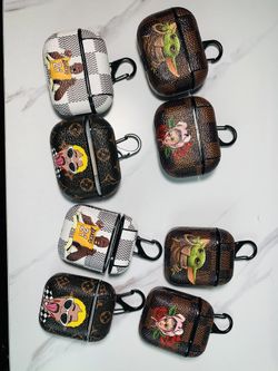 Leather Airpod Wireless Head Phone Cases