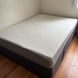 Queen Luxury Bed With Drawers