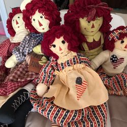 Dolls  5 Raggedy Ann And Andy $20