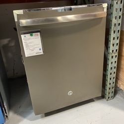 GE Profile Stainless Steel Interior Dishwasher With Hidden Controls 