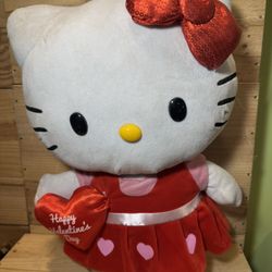 HELLO KITTY Valentine's Day Sanrio Standing Porch GreeterJUMBO 20" Plush