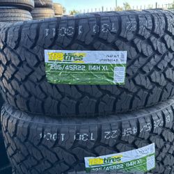 New Tires Installed/ Llantas Nuevas Instaladas 285/45/22 TBB Tires