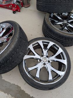 4 tires and RIMS 20 s for Ford