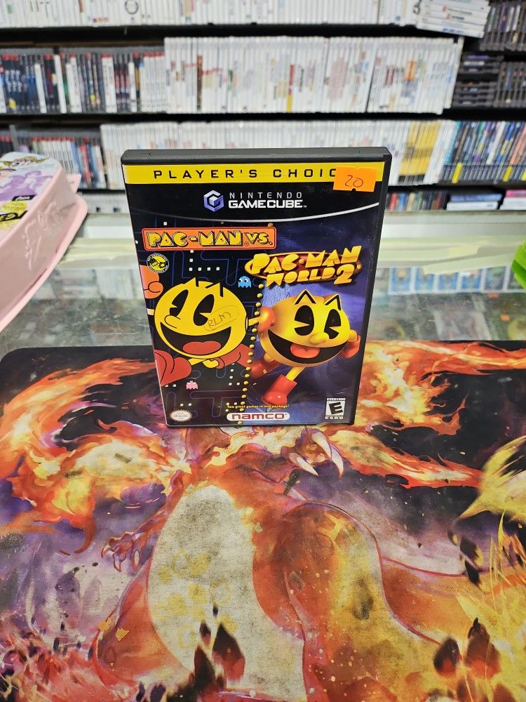 Pac-Man vs./Pac-Man World 2 Nintendo GameCube CIB Complete w Manual Tested