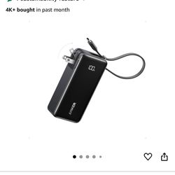 Anker Power Bank Build In USB C 10K